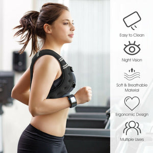 30 LBS Workout Weighted Vest with Mesh Bag Adjustable Buckle view 8