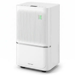15 L Dehumidifier for Home with Drain Hose & Intelligent Control 2500 Sq.Ft-White