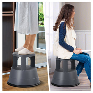 330 lbs Step Stool with Non-Slip Rubber Platform view 3