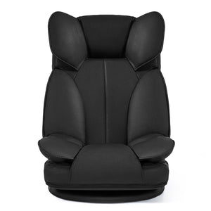 360 Degree Swivel Floor Gaming Chair with 6-Position Adjustable Backrest and Sponge Filling-Black view 4