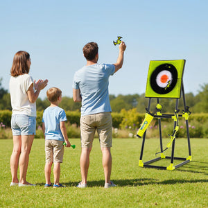 4 in 1 Throwing Target Set Kids Throwing Game with Bristle Target view 3