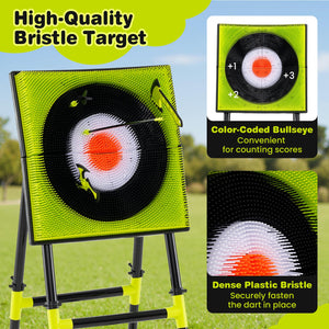 4 in 1 Throwing Target Set Kids Throwing Game with Bristle Target view 5