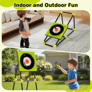 4 in 1 Throwing Target Set Kids Throwing Game with Bristle Target view 8