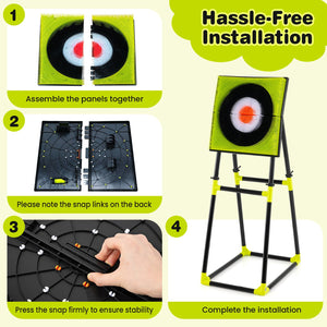 4 in 1 Throwing Target Set Kids Throwing Game with Bristle Target view 9