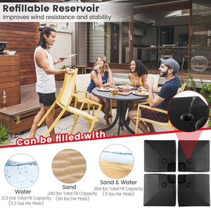 4-Piece 20L Cantilever Offset Patio Umbrella Base view 7