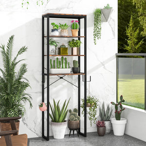 4-Tier Adjustable Bathroom Metal Storage Rack view 7