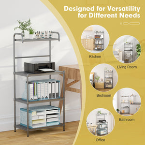 4-Tier Baker’s Rack Stand Shelves Kitchen Storage Rack Organizer view 9