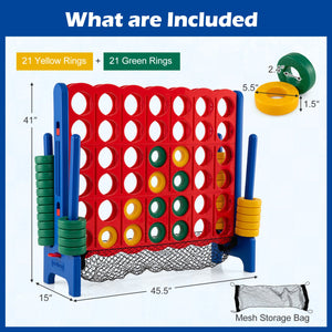 4-to-Score Giant Game Set with Net Storage-Blue view 4