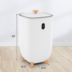 40L Towel Warmer Luxury Hot Towel Bucket with 2 Heating Temperatures-White view 4