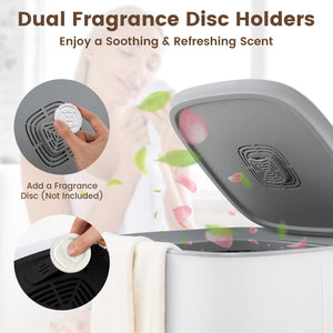40L Towel Warmer Luxury Hot Towel Bucket with 2 Heating Temperatures-White view 7