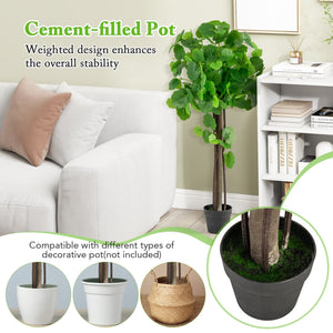 44 Inch Artificial Crabapple Tree with Adjustable Branches for Decor view 8