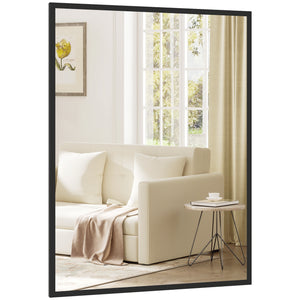 22" x 30" Bathroom Mirror for Wall, Rectangular Mirror for Living Room, Bedroom, Entryway, Black – view 29