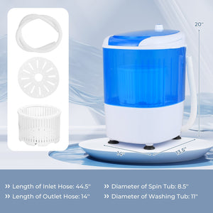 5.5 lbs Portable Semi Auto Washing Machine view 5