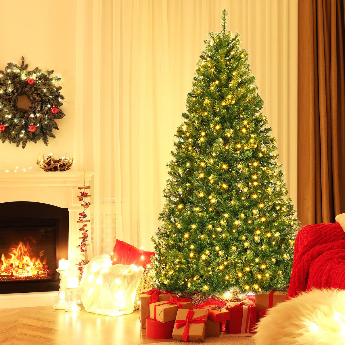 Artificial Premium Hinged Christmas Tree-6 Feet view 2