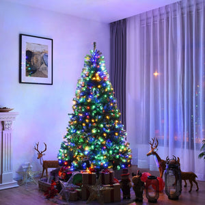 Artificial Premium Hinged Christmas Tree-7 ft view 3