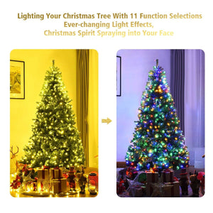 Artificial Premium Hinged Christmas Tree-7 ft view 9