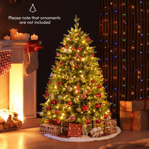 5 Feet Artificial Xmas Tree Hinged with 11 Lighting Modes and Remote Control-5 ft view 2