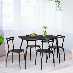 5 Pieces Dining Table Set with 4 Chairs view 2