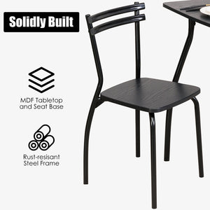 5 Pieces Dining Table Set with 4 Chairs view 5