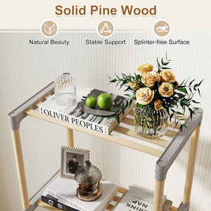 5-Tier Bookshelf with Open Shelves for Home Office and Bathroom-5-Tier view 6