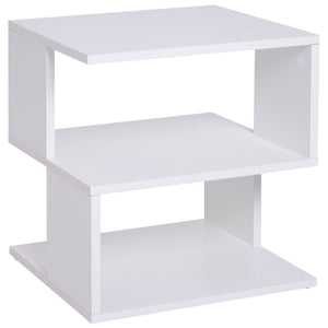 Light Nightstand - Slim Bedside Stand for Small Spaces
