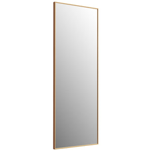 59 Inch Full Length Mirror Large Rectangle Bedroom Mirror-Golden view 9
