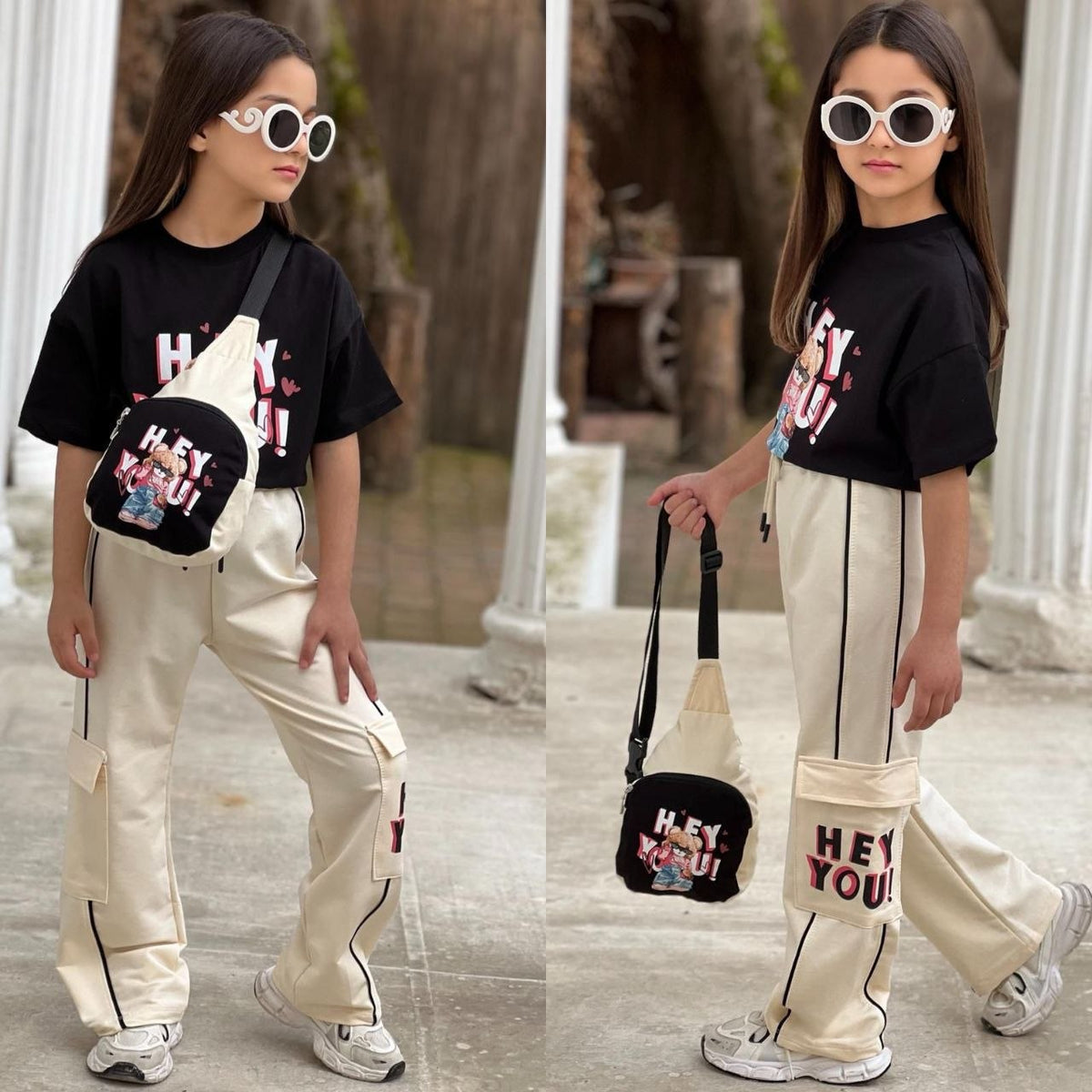 Hey You Girls Set & Bag