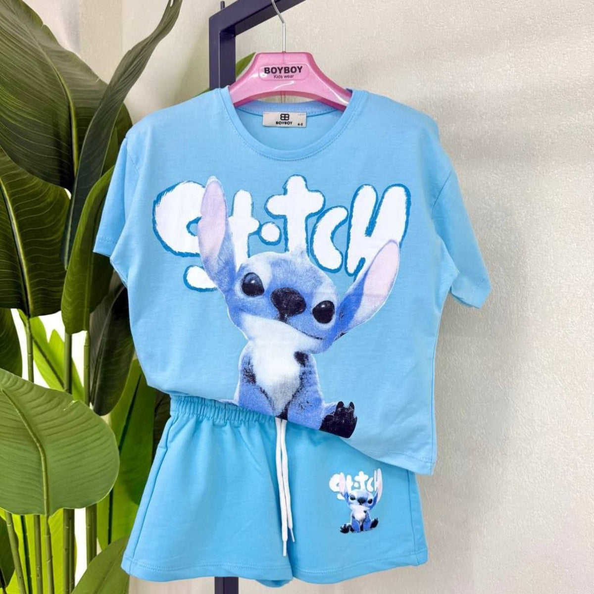 Ohana Vibes Girls Short Set