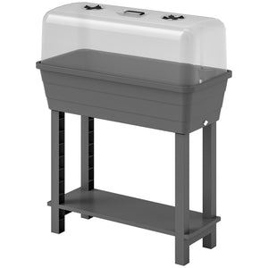 41L Self Watering Raised Garden Bed w/ Ventilation Transparent Lid Greenhouse – view 15