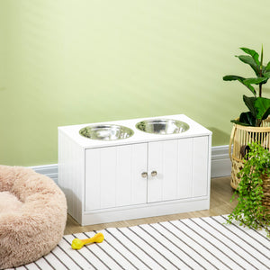 Elevated Dog Bowls for Large Dogs Pet Feeding Station with Stand, Storage – view 21