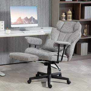 Big and Tall Office Chair with Foot Rest, 400LBS High Back Desk Chair with Padded Armrests, Lumbar Support – view 14