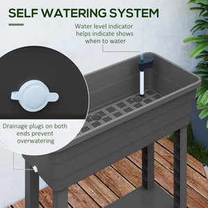 41L Self Watering Raised Garden Bed w/ Ventilation Transparent Lid Greenhouse – view 19