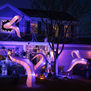 6.5 Ft Inflatable Tentacles with LED Lights and Suction Cups view 6
