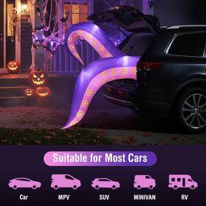 6.5 Ft Inflatable Tentacles with LED Lights and Suction Cups view 9