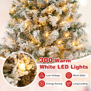 6/7/8 Feet Artificial Xmas Tree 3-Minute Quick Shape-6 ft view 8