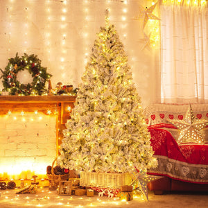 6/7/8 Feet Artificial Xmas Tree 3-Minute Quick Shape-7 ft view 2