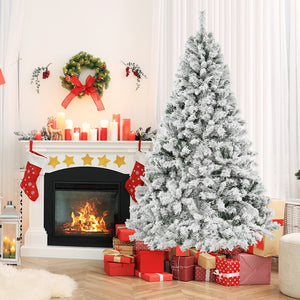 6/7/8 Feet Artificial Xmas Tree 3-Minute Quick Shape-7 ft view 3