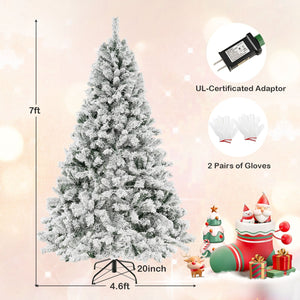 6/7/8 Feet Artificial Xmas Tree 3-Minute Quick Shape-7 ft view 5
