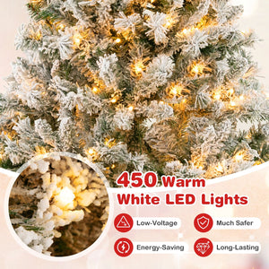 6/7/8 Feet Artificial Xmas Tree 3-Minute Quick Shape-7 ft view 8