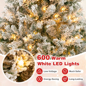 6/7/8 Feet Artificial Xmas Tree 3-Minute Quick Shape-8 ft view 8