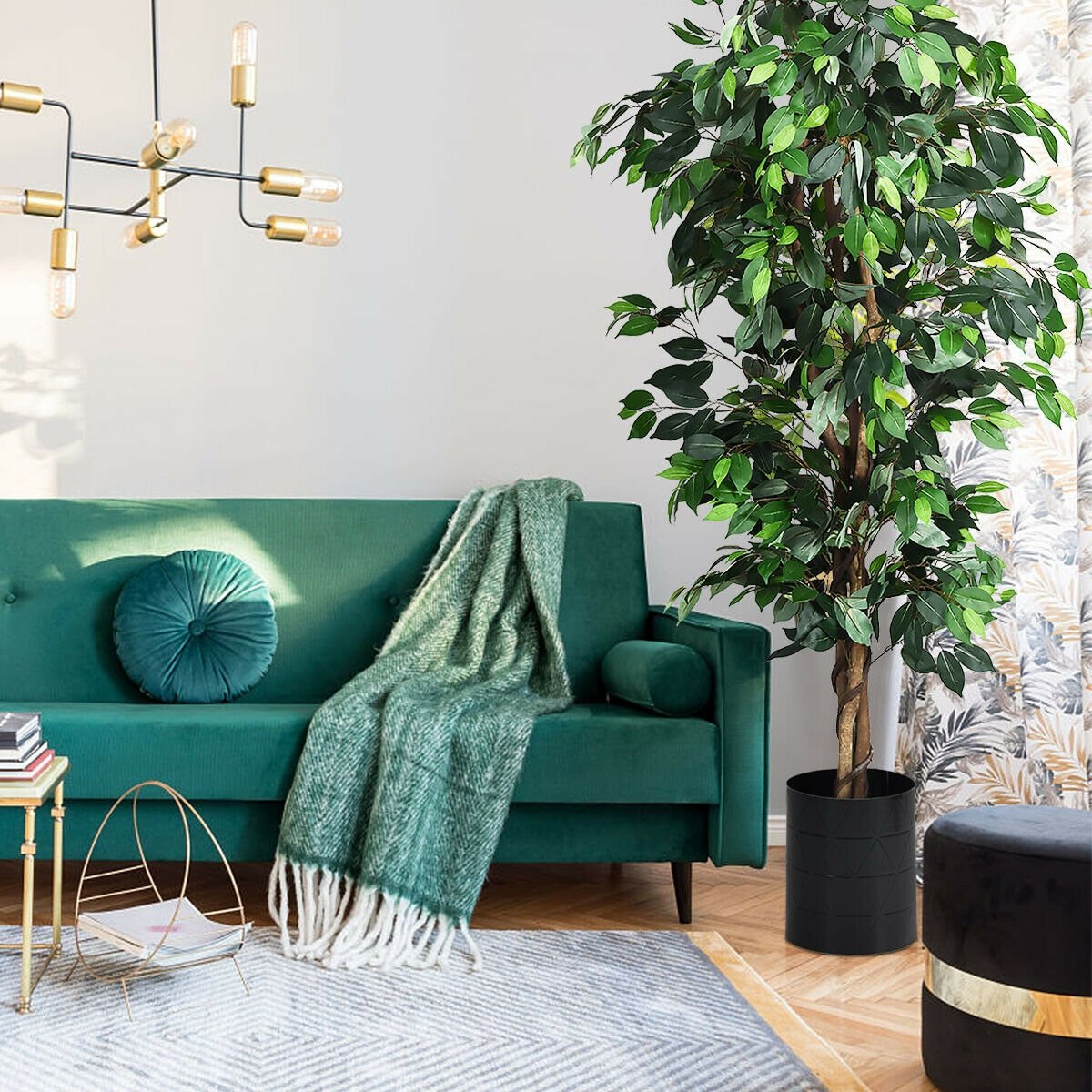 6 Feet Artificial Ficus Silk Tree view 2