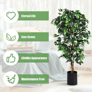 6 Feet Artificial Ficus Silk Tree view 9