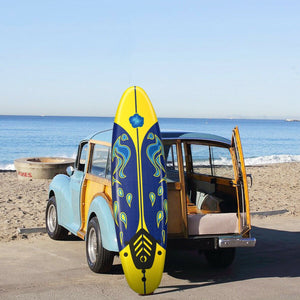 6 Feet Surfboard with 3 Detachable Fins-Yellow view 6