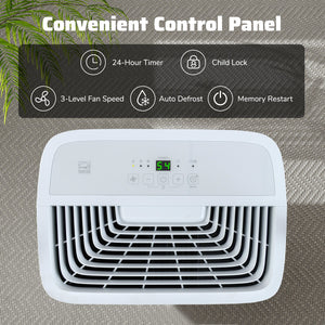 65 Pints Dehumidifier with 24H Timer and LED Display-White view 7