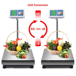 660 lbs Weight Computing Digital Floor Platform Scale view 4