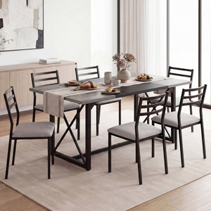 6FT Conference Table with Power Outlets Seats 6-8 People for Office-Natural view 3