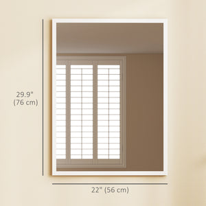 22" x 30" Bathroom Mirror for Wall, Rectangular Mirror for Living Room, Bedroom, Entryway, Black – view 9