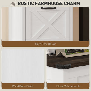Vertical Filing Cabinet with 2 Drawers, Rustic Farmhouse Office Storage Cabinet for A4, Letter Size – view 31