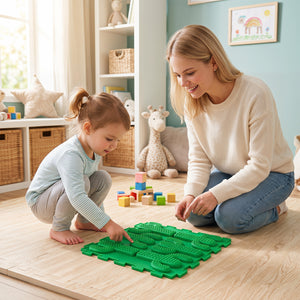 6 PCS Interlocking Sensory Mats with Rich Colors for Kids Adults-Multicolor view 3