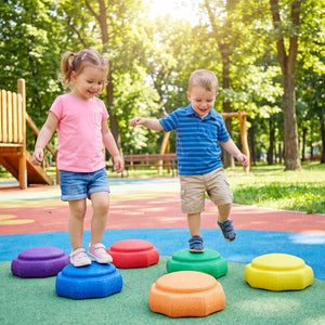 6-Piece Stepping Stones for Kids for Sensory Play and Coordination view 3